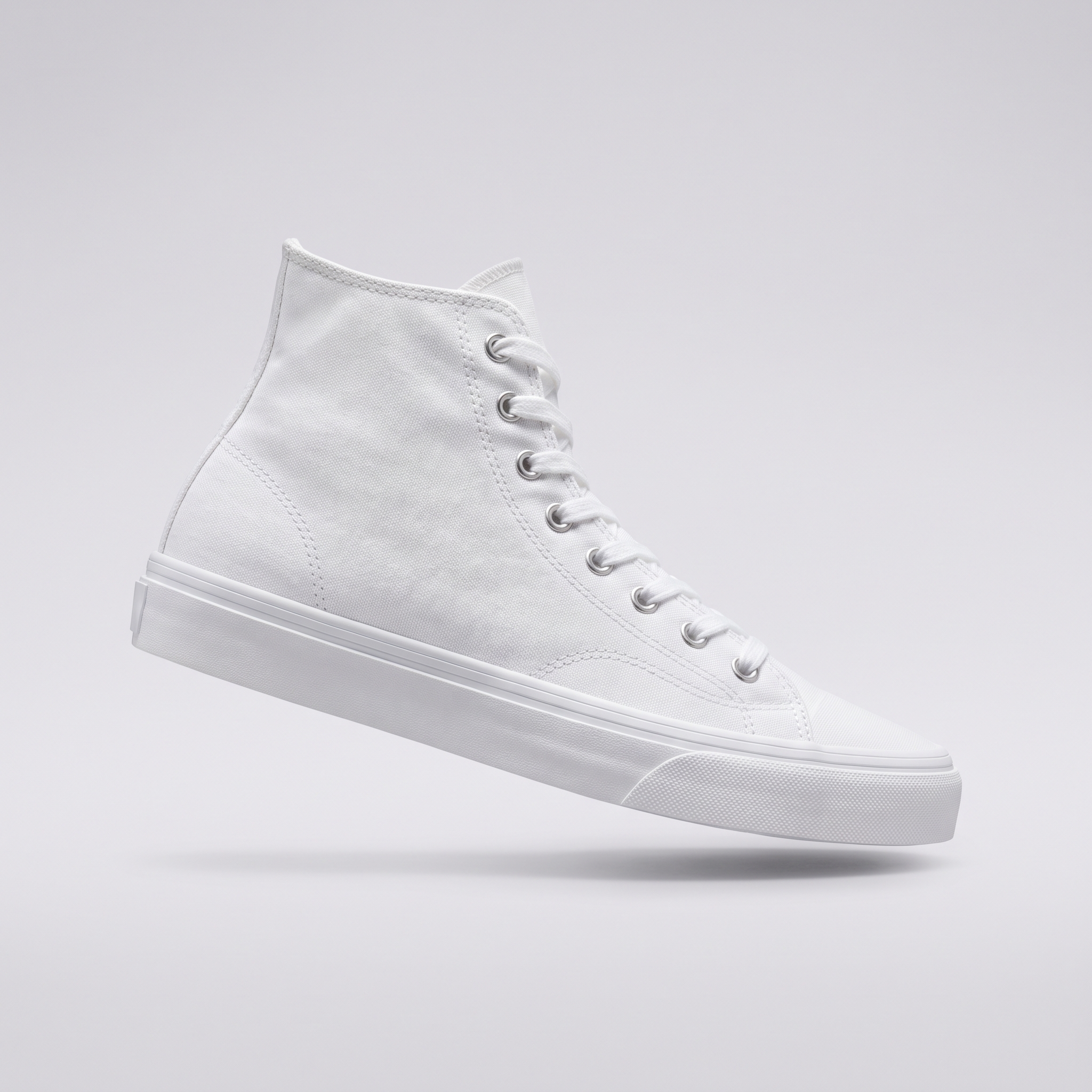 High Top Canvas White - Blanc